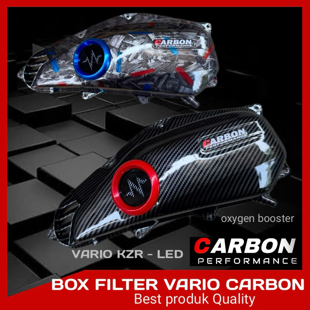 AIR FUNNEL FILTER COVER VARIO 125 CARBON PERFORMANCE DONUT FUNNEL KZR CARBON air ช่องทางคาร์บอน KZR กรอง vario 125 150 ฝาครอบกรอง variation vario Velocity vario 125 vario อุปกรณ์เสริมคาร์บอนประสิทธิภาพ vario