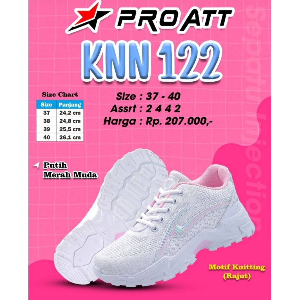 รองเท้าสีขาวสําหรับผู้หญิง KNN 122