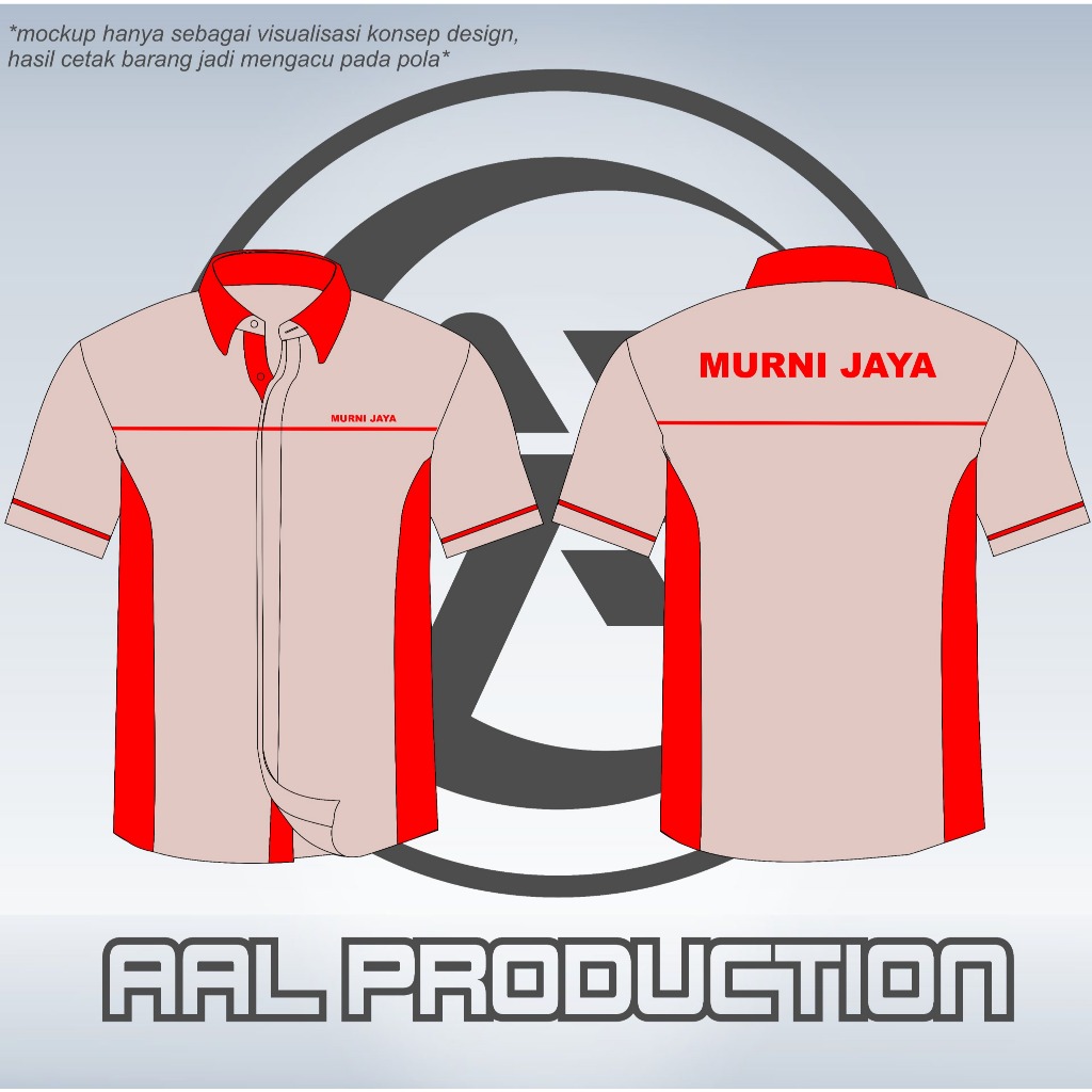 KEMEJA Murni Jaya เสื้อ Murni Jaya เสื้อที่กําหนดเองเย็บปักถักร้อยเต็มรูปแบบ