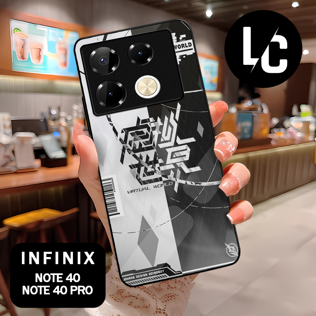 ( CA 9 ) Glossy Softcase สําหรับ infinix note 40 l note 40 pro l note 40 pro + plus l HOT 40 l HOT 4