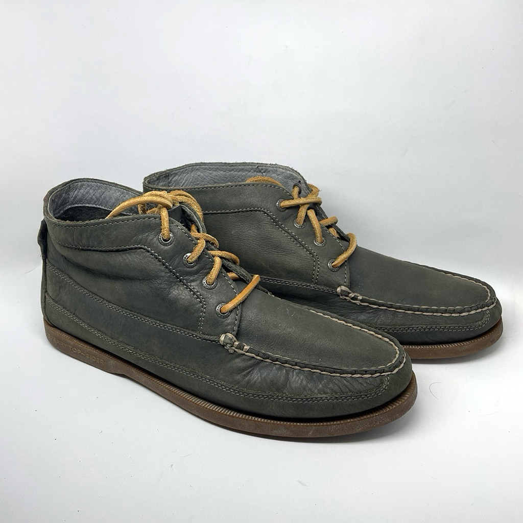 SPERRY Top Sider Leather Blue Navy Shoes