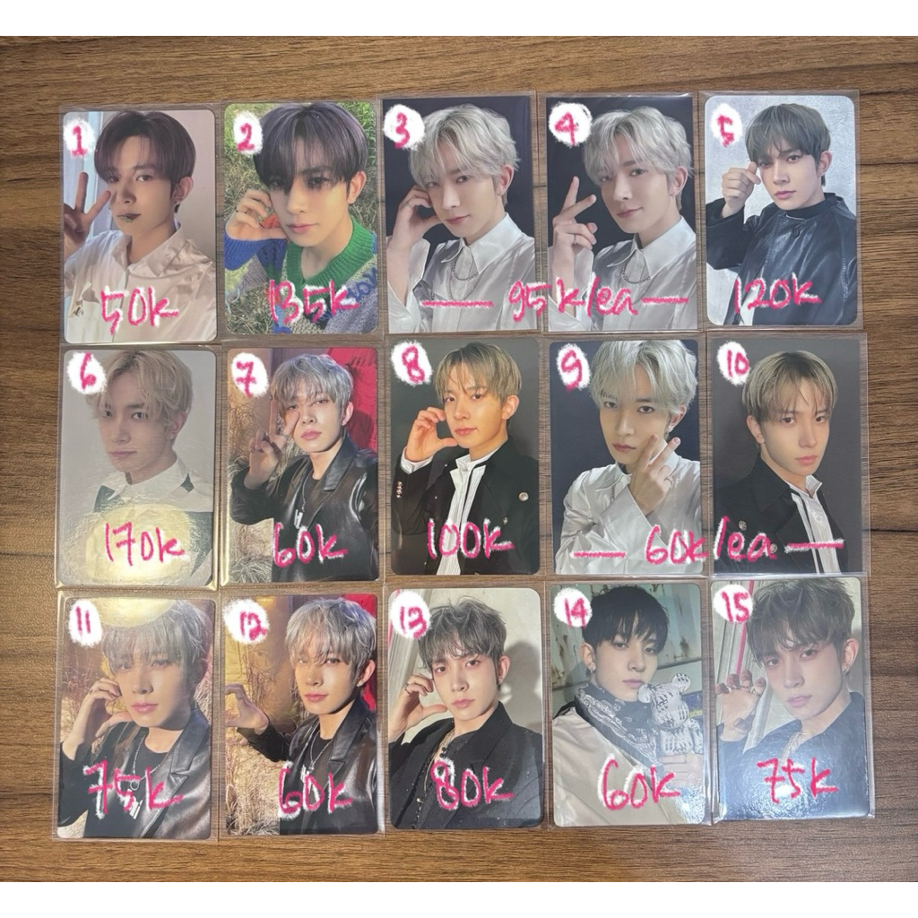 AAB Photocard Official Enhypen (ประโยชน์ Heeseung และ Jay, อัลบั้ม, SG, SC, POB Photocard)