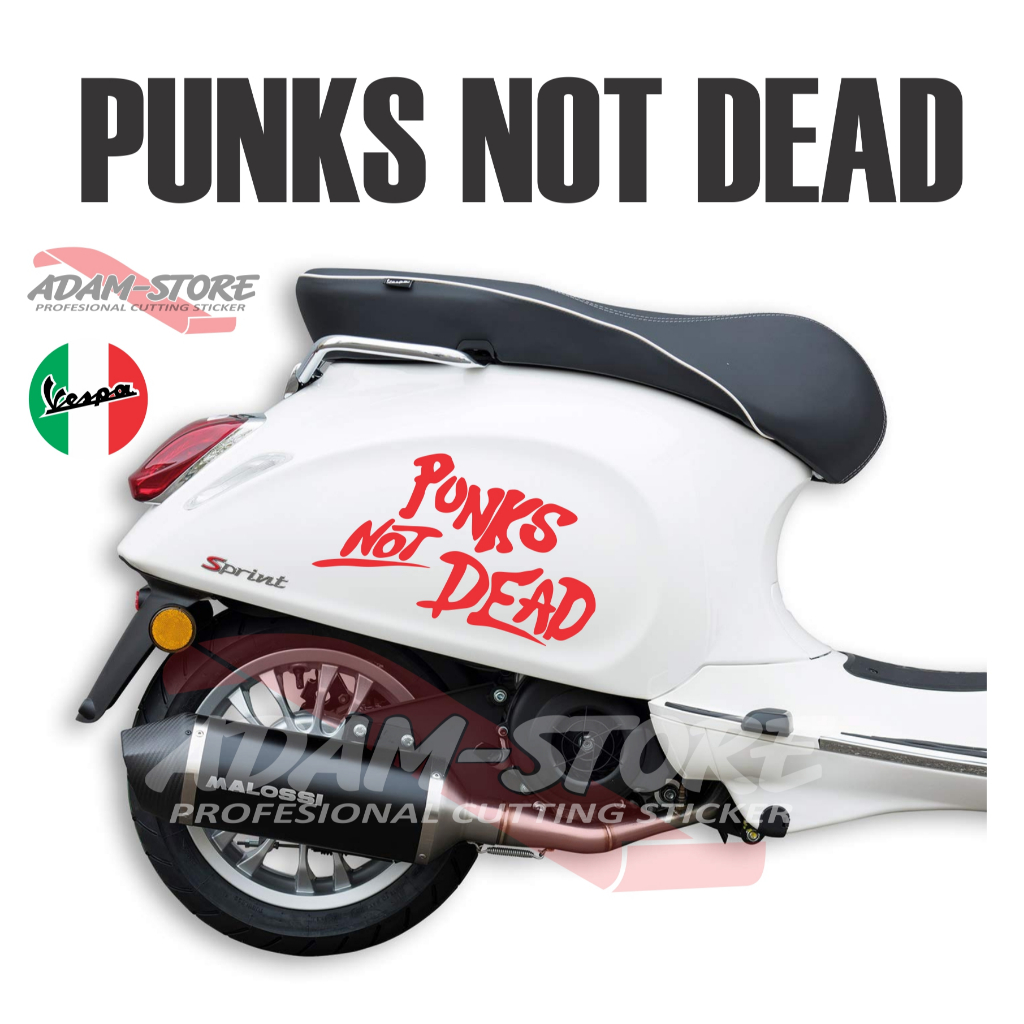 สติ๊กเกอร์ VP1 PUNK NOT DEAD / สติ๊กเกอร์ Vespa Matic / สติ๊กเกอร์ Vespa Sprint / Vespa PIAGOO