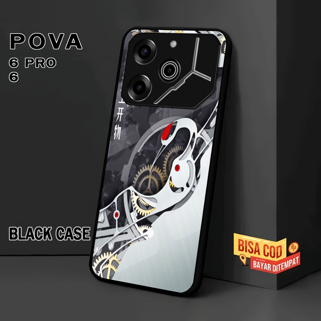 ( RC 12 ) Kesing Case Sofcase Glossy สําหรับ Tecno Pova 6 l Pova 6 Pro 5G พร้อมอะนิเมะ Motif l บทคัด