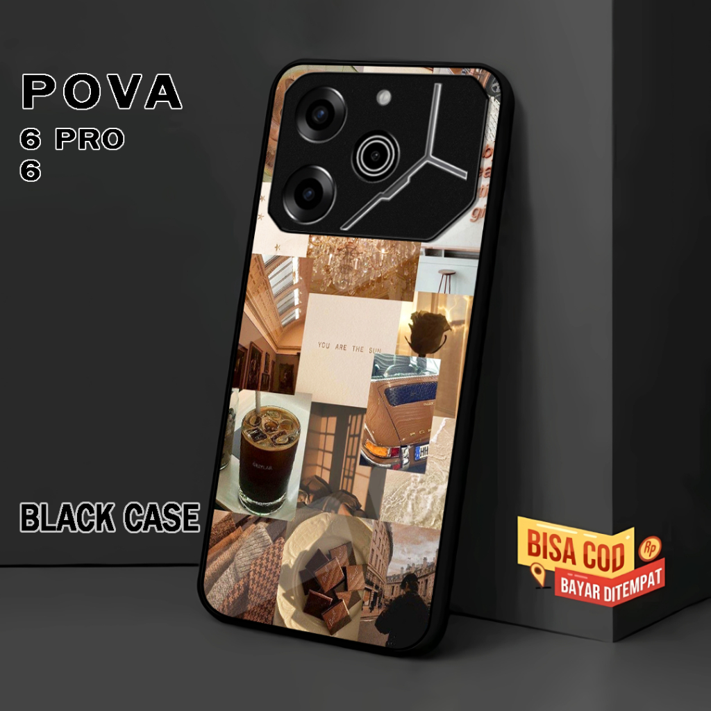 ( RC 40 ) Kesing Case Sofcase Glossy สําหรับ Tecno Pova 6 l Pova 6 Pro 5G พร้อมอะนิเมะ Motif l บทคัด