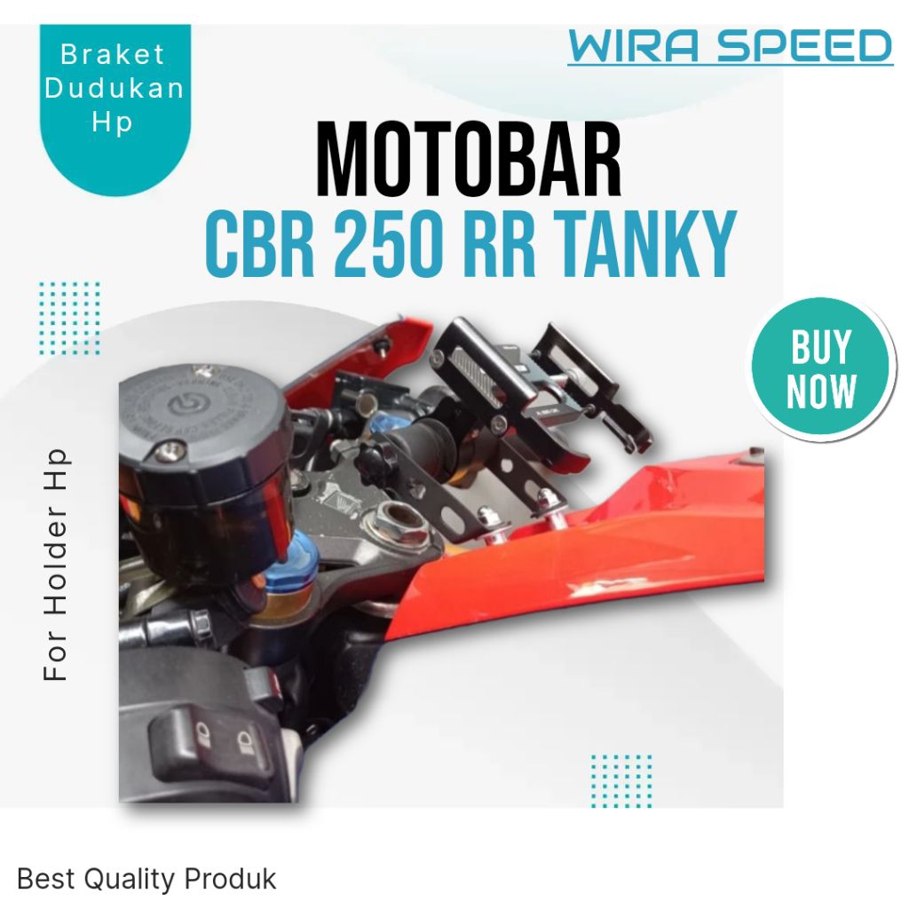 Motobar CBR 250 RR Bracket Hp Holder Hp Phone Holder CBR250RR, CBR 250 RR K64 โฮมเมด / กําหนดเอง