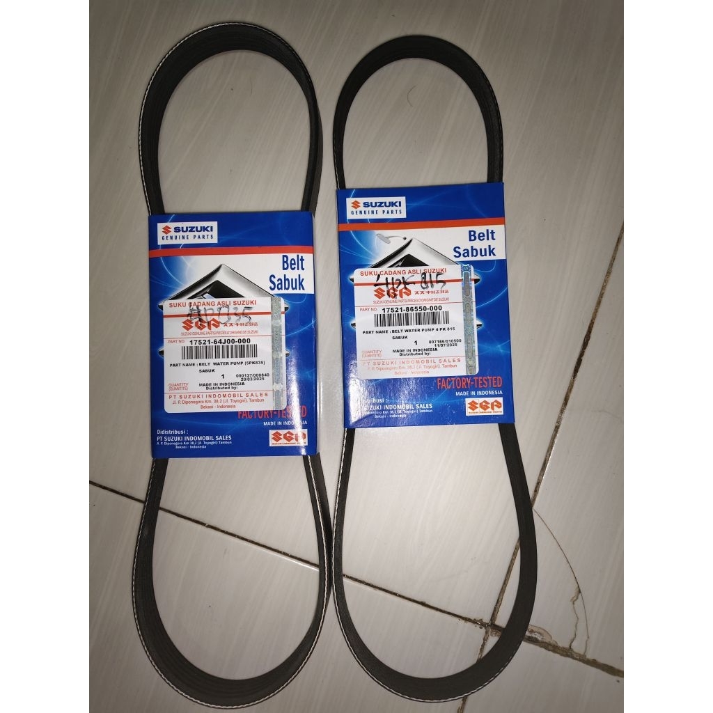 สายพานพัดลม Suzuki swift st 2008-2011 พัดลมเดิมราคาเข็มขัดสําหรับ 2 ac และ dynamo 4PK815 และ 5PK835