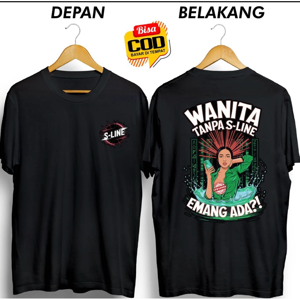 เสื้อยืด DISTRO สําหรับผู้ชายและผู้หญิง TAMPA SLINE คือ AVAILABLE