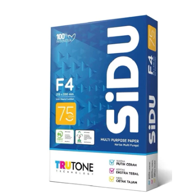 กระดาษภาพถ่าย SiDU 75 GSM F4 / กระดาษ Sidu F4