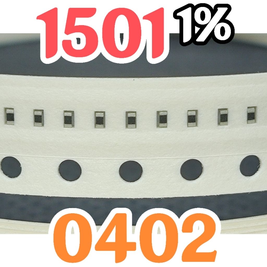 10 ชิ้นตัวต้านทานชิป smd 1501 152 1K50 1% ขนาด 0402 1005 1.5Kohm 1.5K โอห์ม 1.5 Kohm 1.5K โอห์ม 1.5 