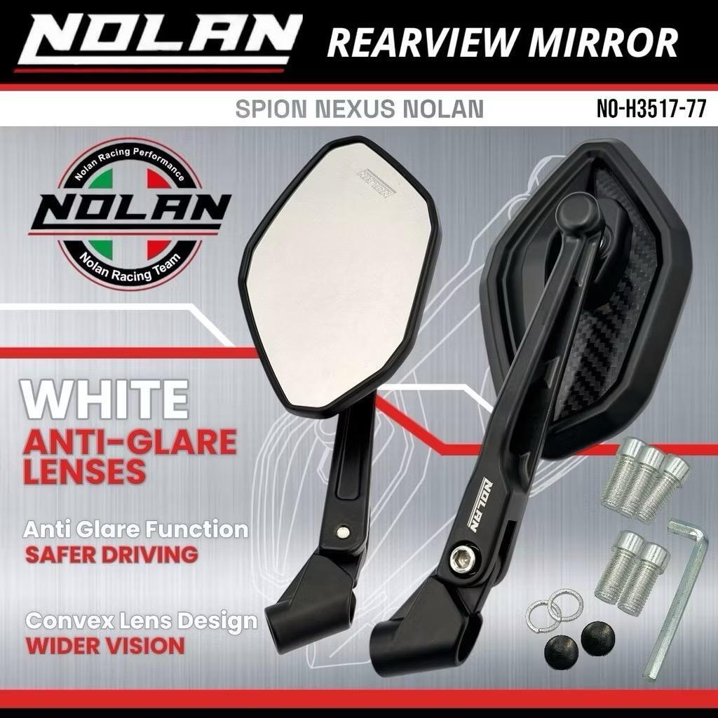 NOLAN PREMIUM SPION NEXUS CARBON FULL CNC VESPA NMAX AEROX PCX ADV VARIO MIO BEAT FU ETC.