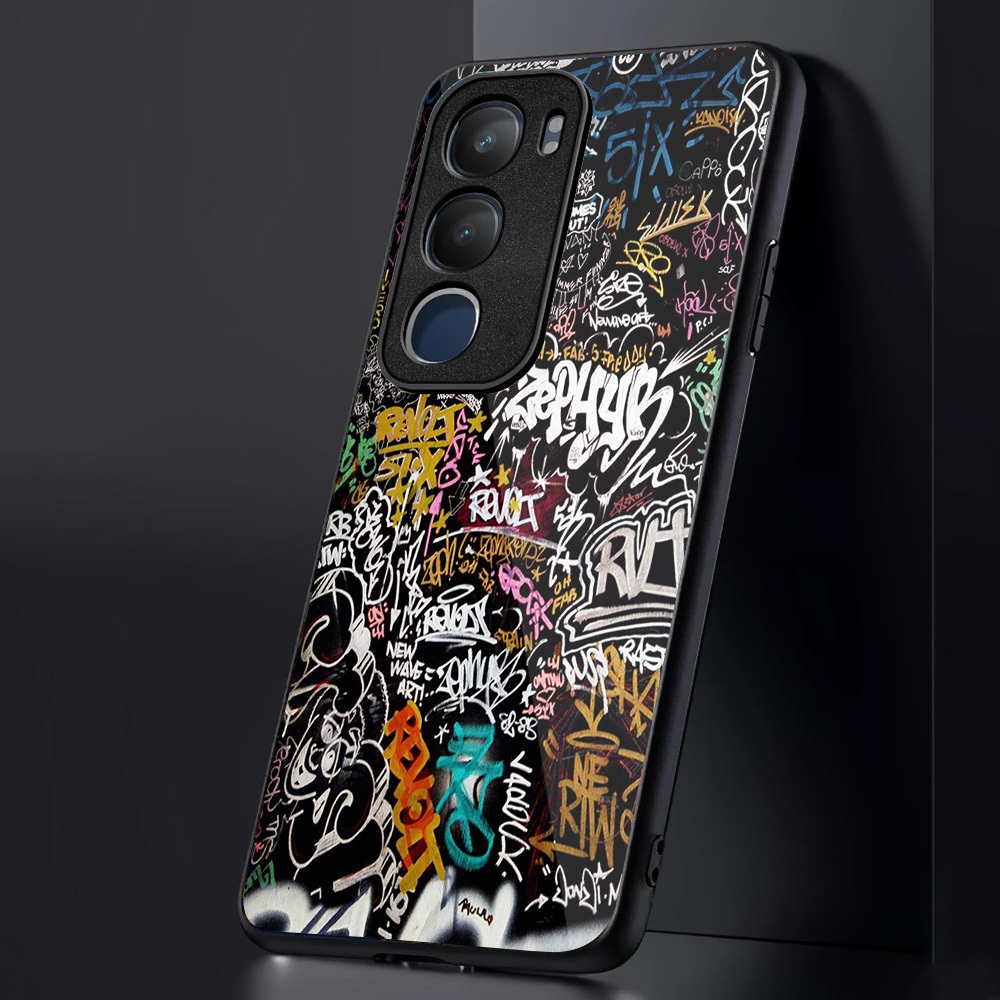 Softcase Glass Glitter สําหรับ Vivo Y19S - Casing Hp Vivo Y19S - เคสป้องกัน Hp Vivo - Doodle M57