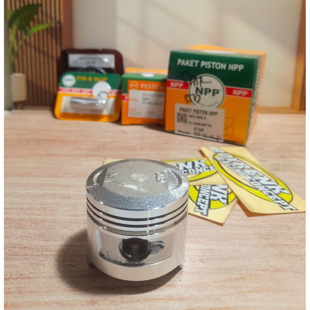 PISTON KIT NPP HONDA STAR CODE GN8 / ASTREA STAR GN8 ( STD / 050 / 100 / 150 / 200 ) ( 47 / 47.5 / 4