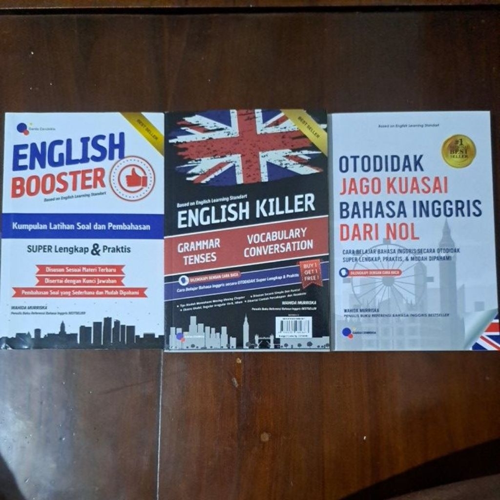 AUTODIDATED ENGLISH BOOK PACKAGE + ENGLISH KILLER & ENGLISH BOOSTER