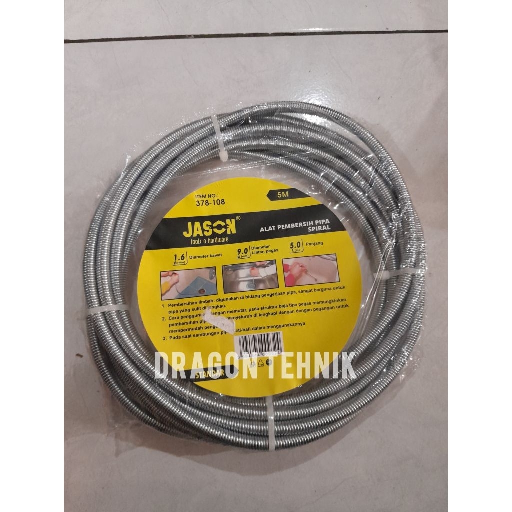 น้ํายาทําความสะอาดท่อเกลียว ยี่ห้อ Jason 5M