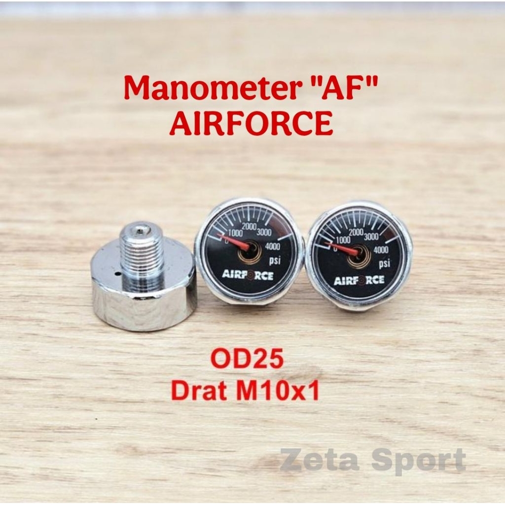 AIRFORCE 4000 Psi OD 25 Manometer เดิม 100% | Mano Meter นําเข้า AF