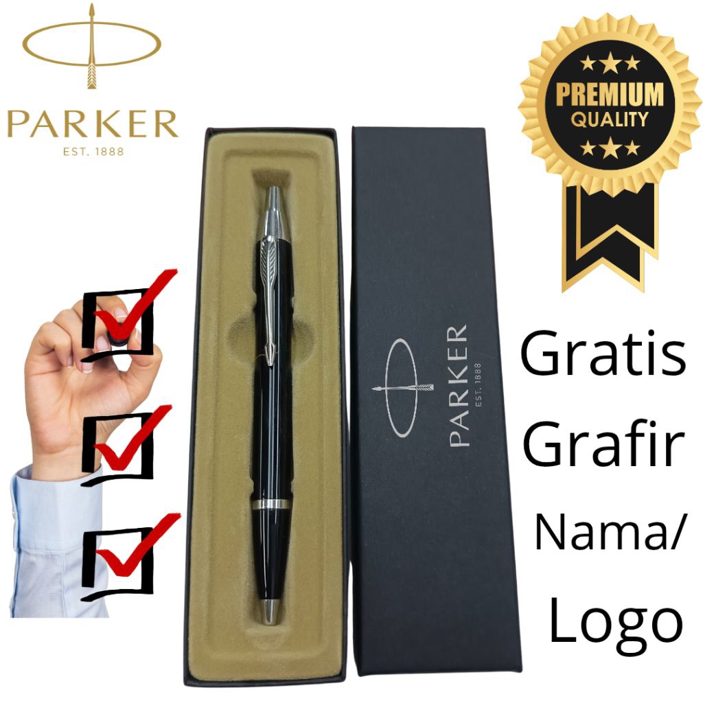ปากกา Parker im super quality พร้อมสลักชื่อฟรี