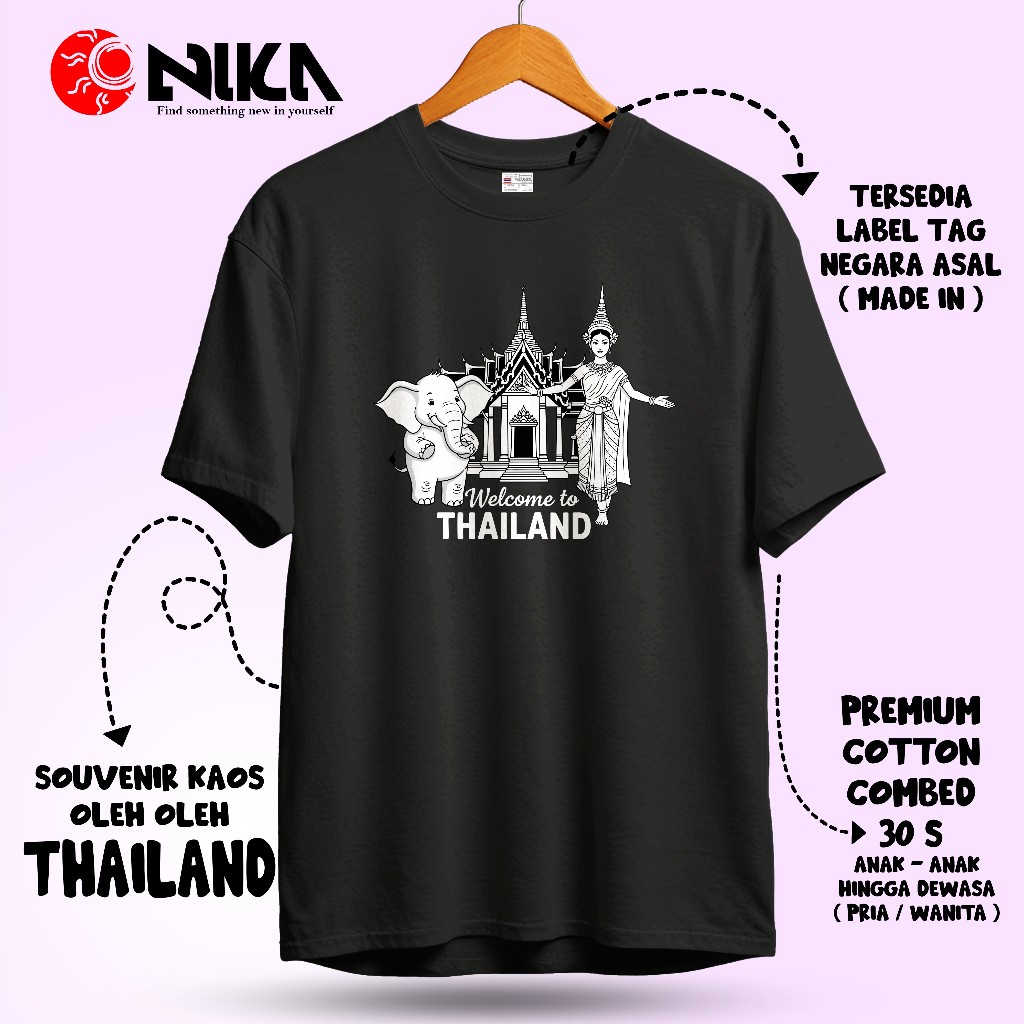 THAILAND BANGKOK PREMIUM COTTON COMBED 30S SOUVENIR เสื้อยืด MC002B