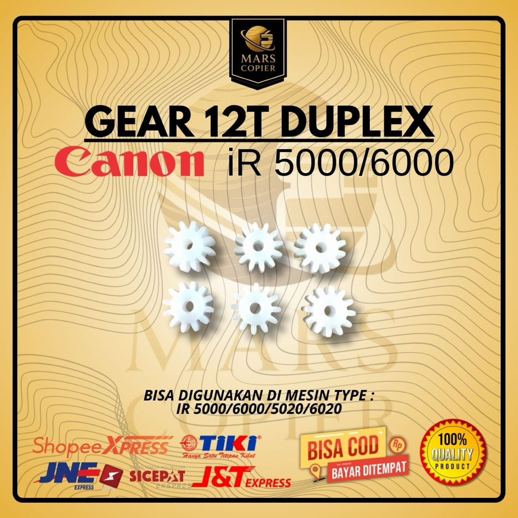 MESIN GEAR 12T DUPLEX CANON IR 5000 6000 5020 6020