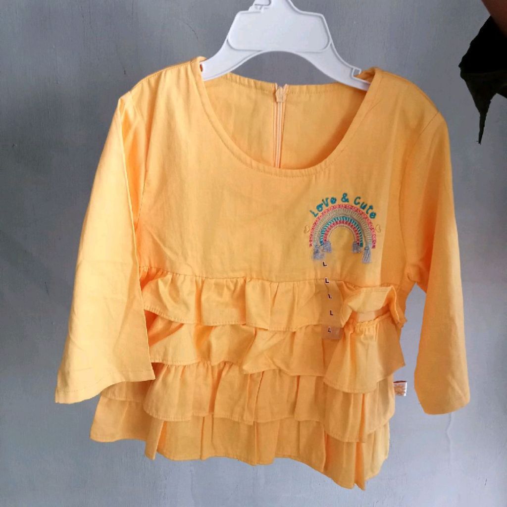 Little M เสื้อแขนยาวทอระบายอินเดีย (APK)