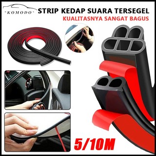 5M/10M Karet Peredam Pintu Mobil/List Pelindung Pintu Universal Body Bumpers Aksesoris Mobil