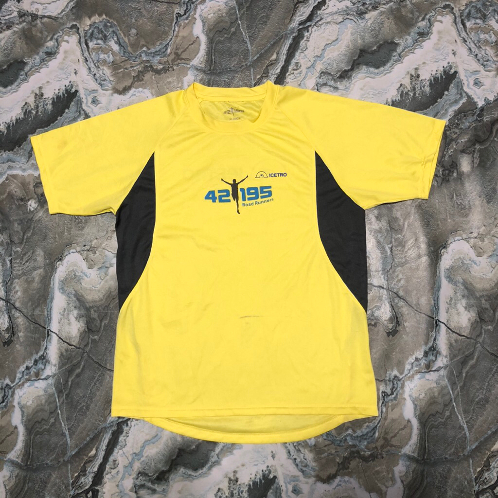 Icetro running เสื้อยืดกีฬากลางแจ้ง 42195 km 2xu hoka adizero evo