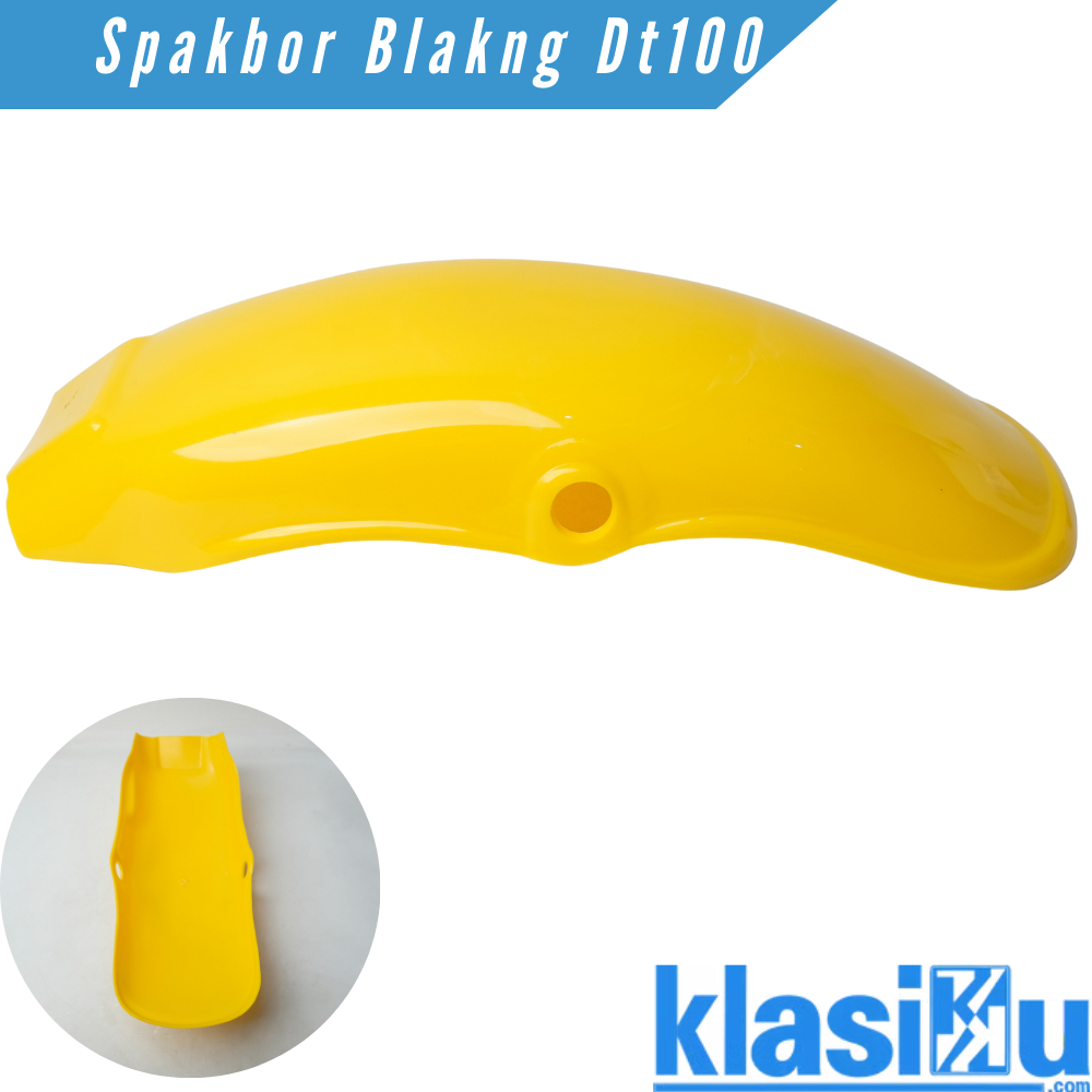 Yamaha Dt100 Dt 100 บังโคลนบังโคลนหลังสีเหลือง