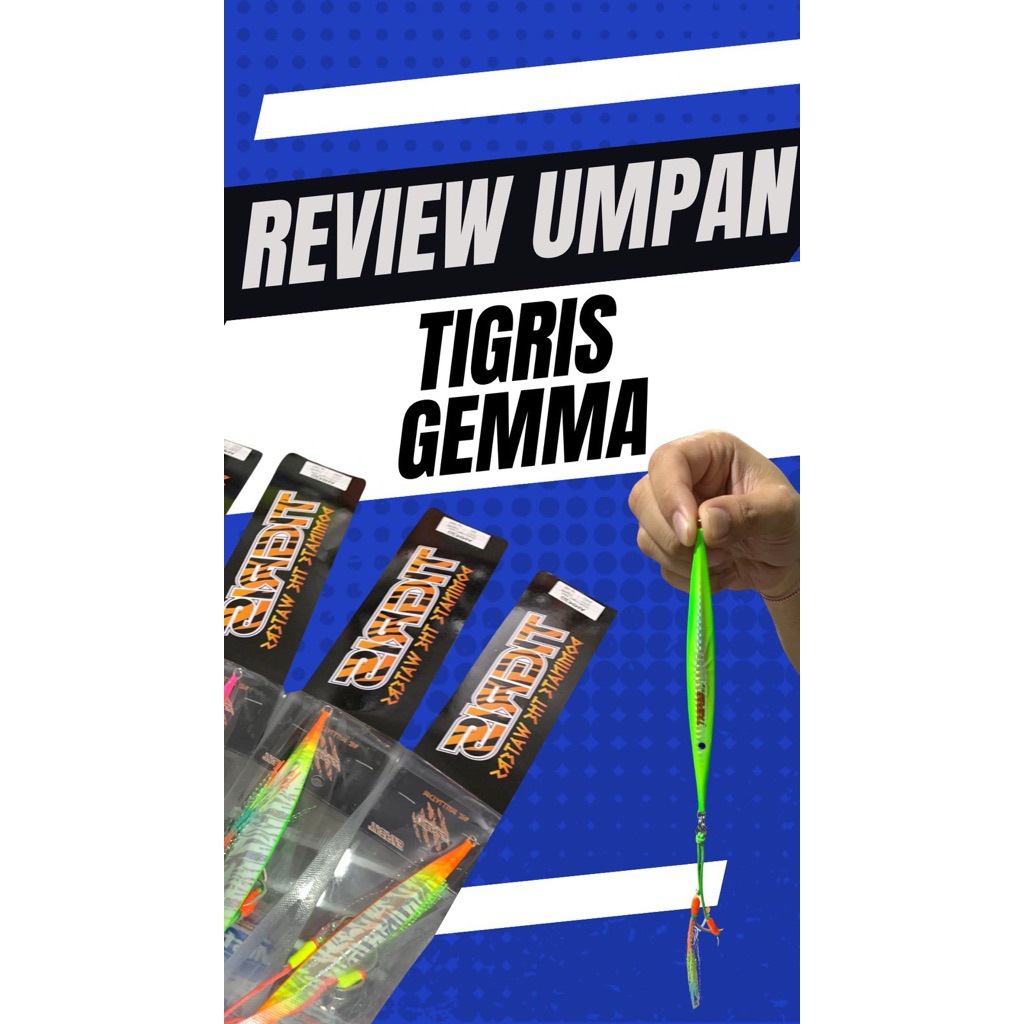TIGRIS GEMMA METAL JIG BAIT พร้อมใช้ 80GR 100GR 150GR 200GR 250GR 300GR