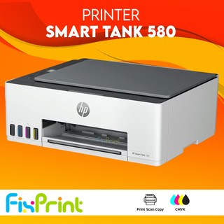 Printer HP Smart Tank 580 SmartTank 520 All In One WiFi Print Scan Copy Wireless  Bluetooth AIO Multifungsi