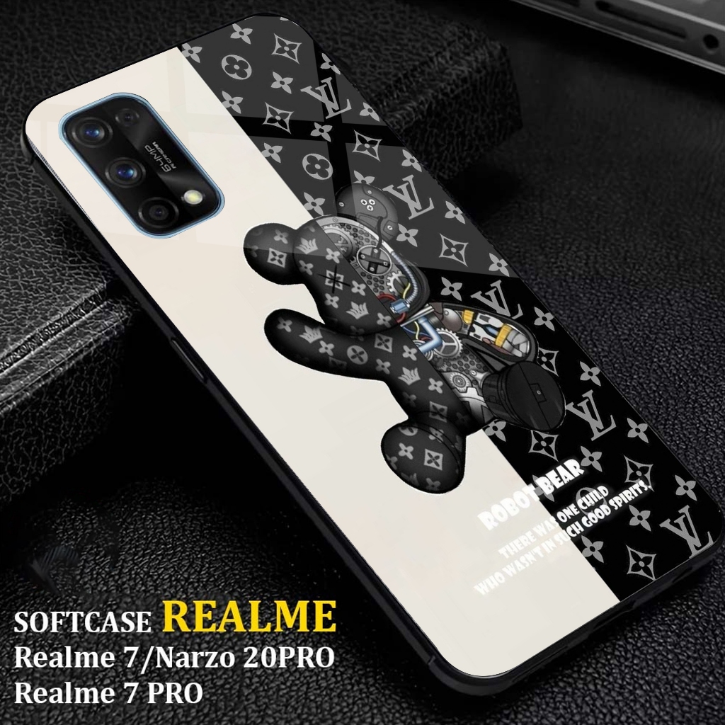 HP Realme 7 Auto Case Motif [OFF-WHITE] ล่าสุด Realme 7 Case เคสโทรศัพท์ Softcase Glossy Hardcase 2D