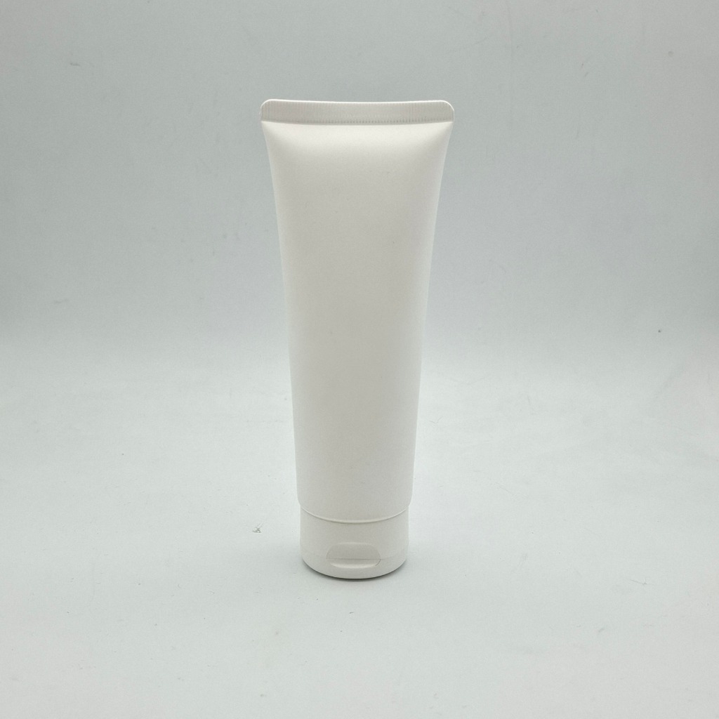 ขวดหลอดสีขาว 100 มล. พร้อม FLIPTOP CAP EMPTY TUBE COSMETIC SKINCARE PACKAGING