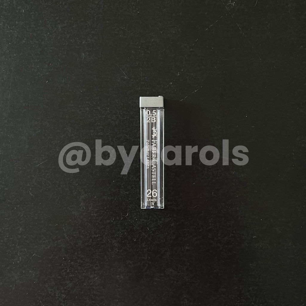 FABER CASTELL POLYMER LEADS MECHANICAL PENCIL CONTENTS 0.5 2B เบรก 26