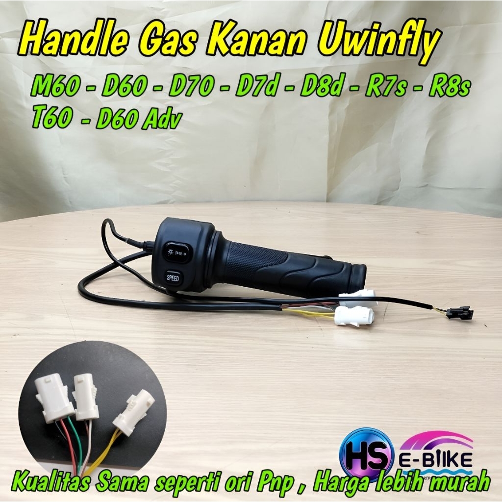 HS ด้ามจับแก๊สขวา Uwinfly M60 - D60 D70 D7d D8d T60 R7s R8s