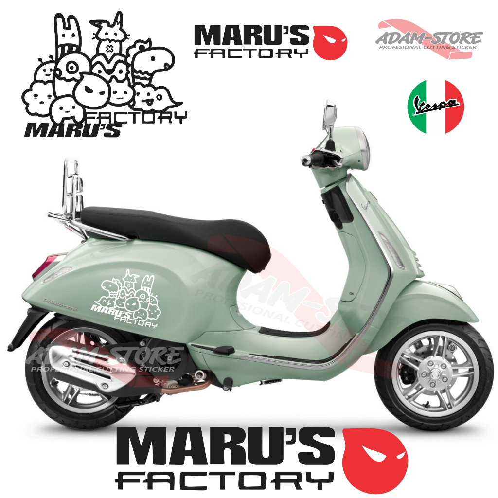 VMR2 marus Factory Sticker / Vespa Matic Motorcycle Sticker / marus Factory Sticker / Piaggio