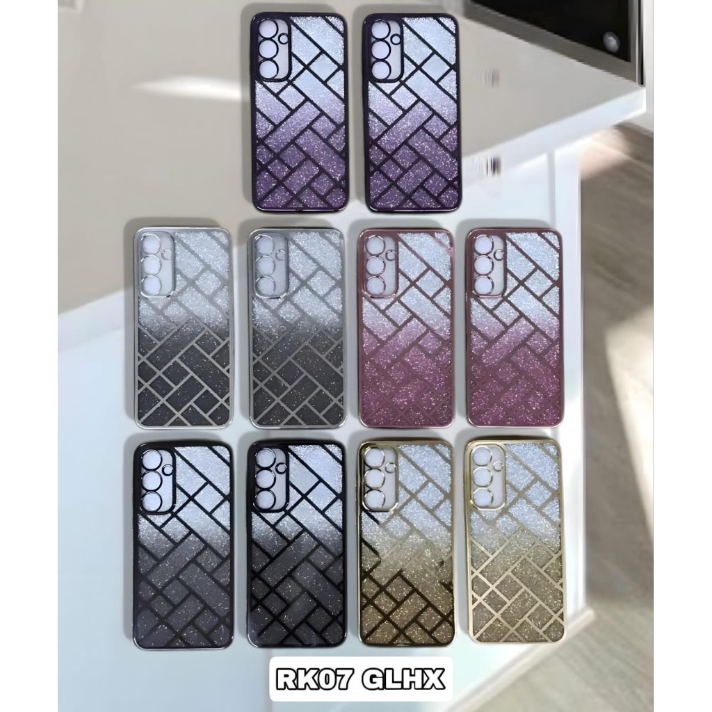 SOFTCASE TPU CHROME GLITER WOVEN LUXURY OPPO A15 A15S A16 4G A17 A17K A18 A38 A1K A3S A5 PRO A31 202