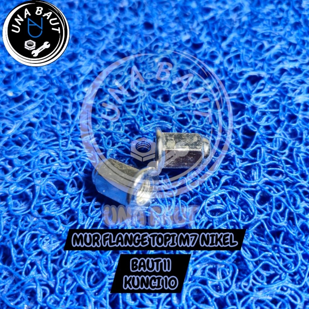 10 M7 Key Cap Nut / 11 Key Bolts 10 Nickel (ราคา 5 ชิ้น)