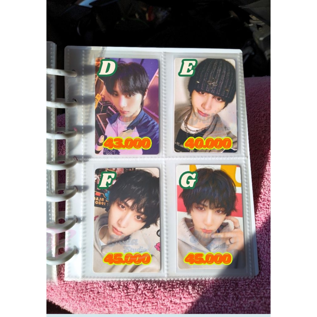 Photocard Official Taesan, Woonhak, Riwoo Boynextdoor || JKT48 แนะนํา