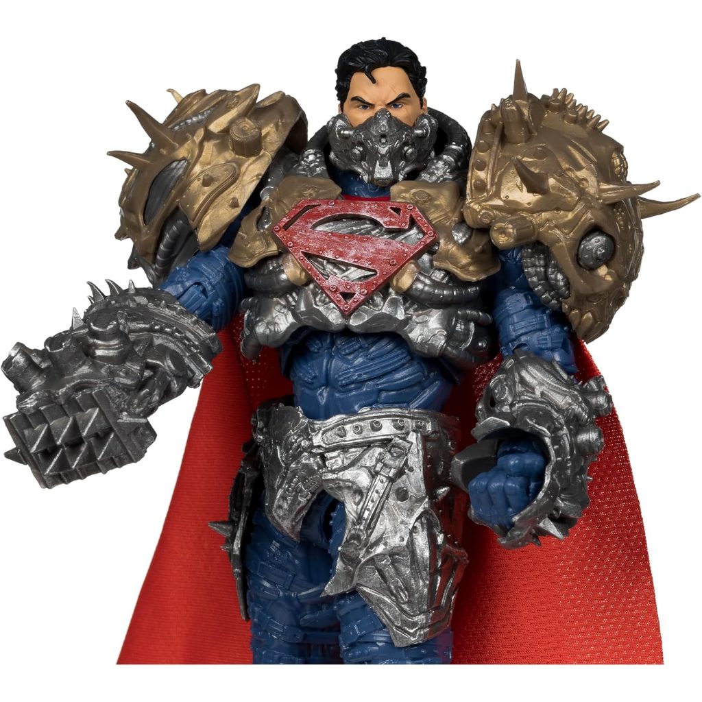 MCFARLANE ของเล่น DC DIRECT PAGE PUNCHERS SUPERMAN ACTIONFIGUR MIT SUPERMAN-COMIC, 17.8 CM MANCELLEN