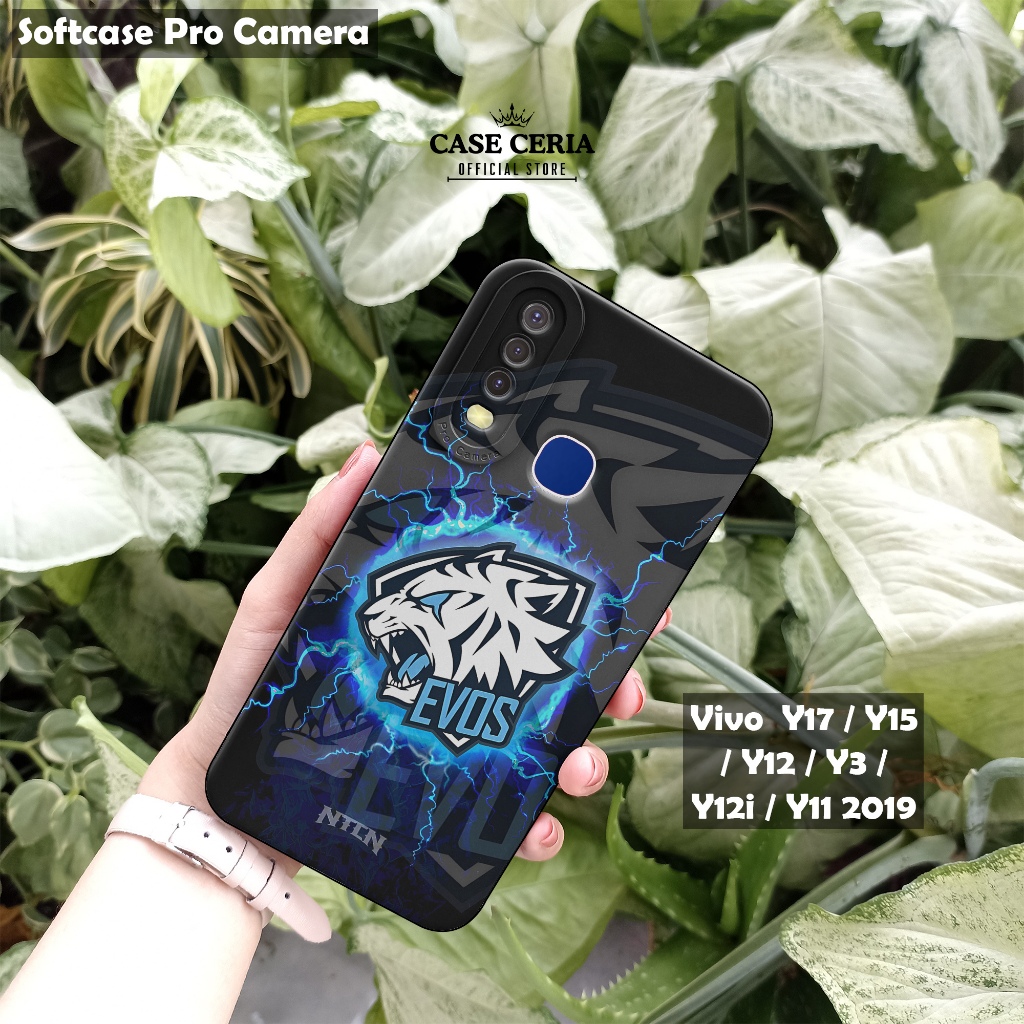 เคสสําหรับ Vivo Y17 / Y15 / Y12 / Y3 / Y12i / Y11 2019 – EV0S Motif Casing - Softcase Pro Camera