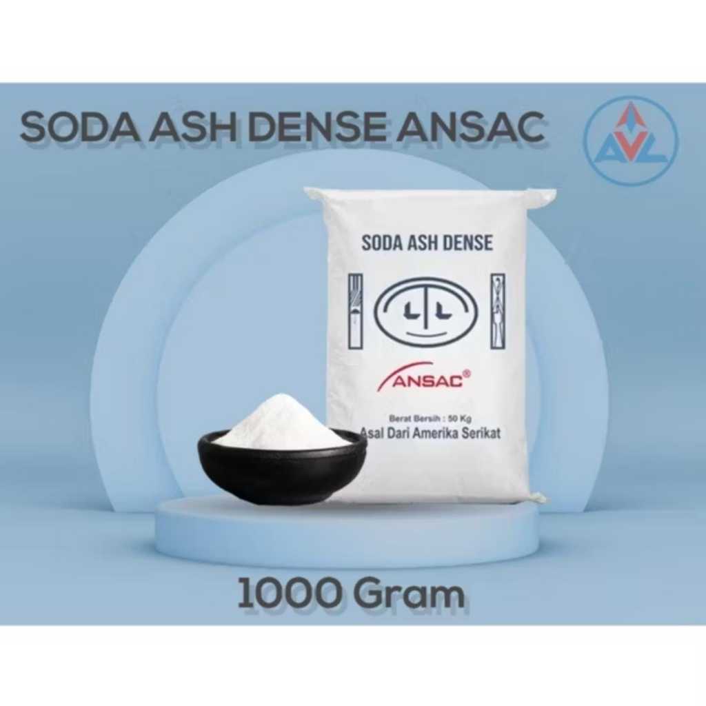 ASH SODA / CARBONATE SODIUM / CARBONATE SODIUM / GREY SODA - 1000 กรัม