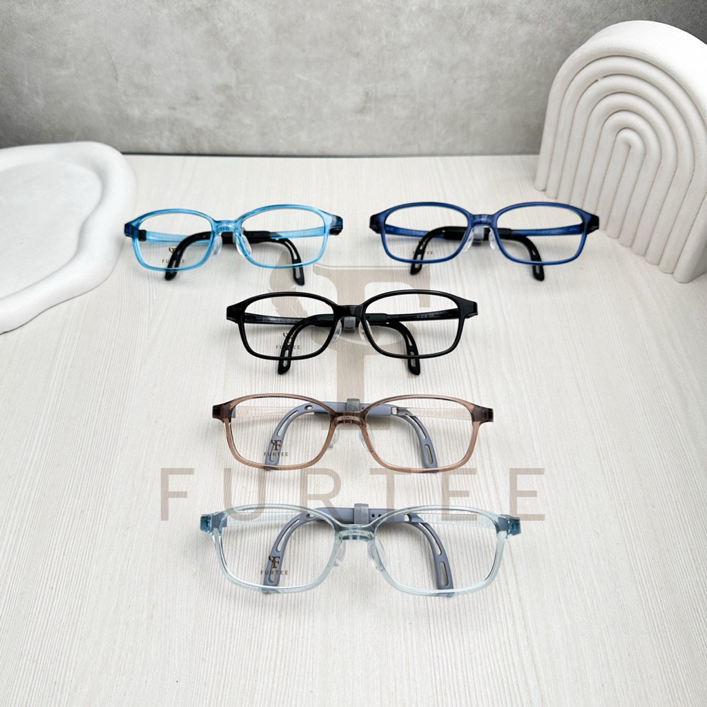 TR 411 Flexi Series แว่นตาพรีเมี่ยมสําหรับเด็ก วัยรุ่น และผู้ใหญ่ 180° กล่องป้องกันรังสี บลูเรย์ สํา