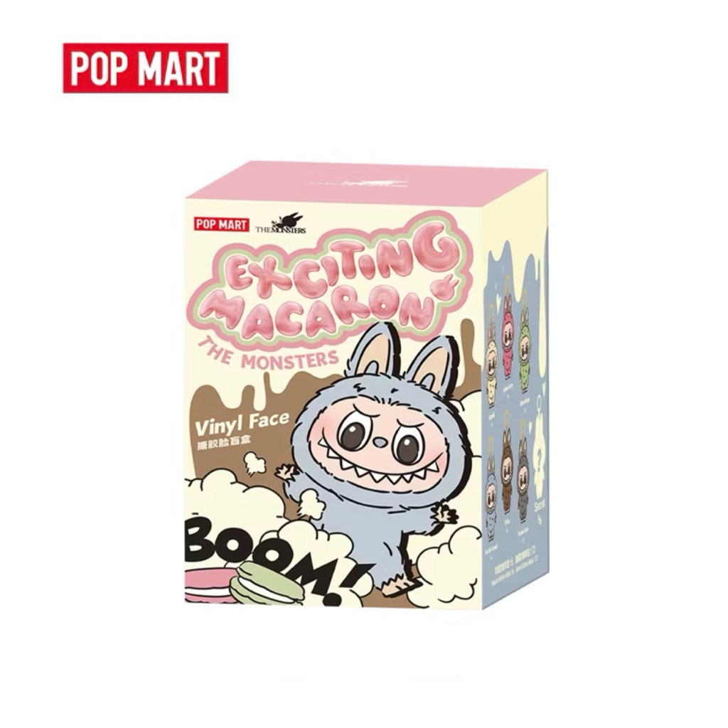 [ORIGINAL] Labubu V1 Exiting Macaron Vinyl Face Blind Box POP MART