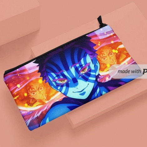 [ 9DESIN] AKAZA PENCIL CASE / AKAZA DEMON SLAYER PENCIL / AKAZA KIMETSU NO YAIBA PENCIL CASE / สามาร