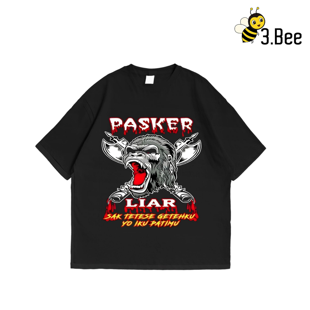3bee.store - WILD PASKER T-SHIRTS - เสื้อยืดมานอกเดิม - Baju Kata Kata - เสื้อยืด Kata - เสื้อยืดสาม