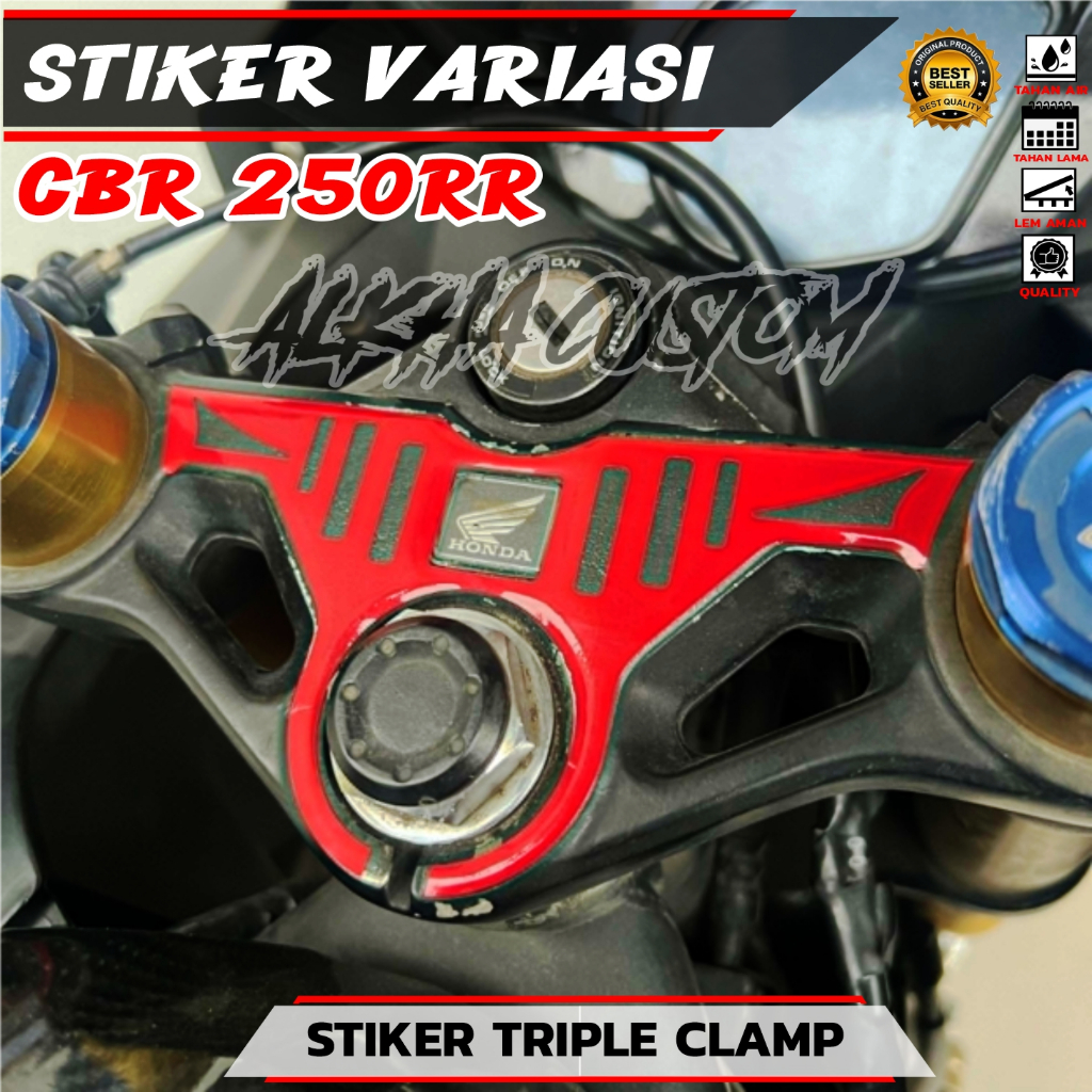 HONDA CBR 250RR TRIPLE CLAMP สติ๊กเกอร์ Variations CBR 250RR TRIANGLE สติ๊กเกอร์สีหลากหลาย