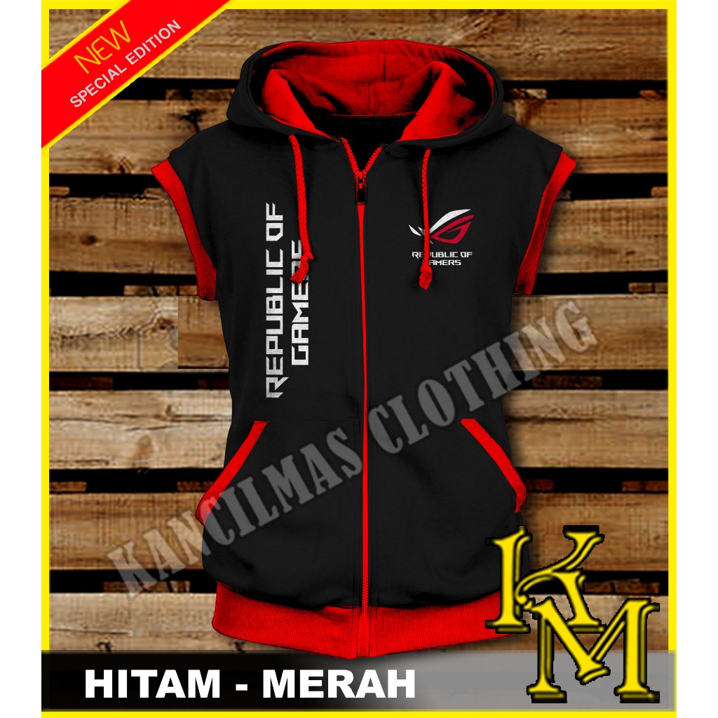 ZIPPER HOODIE JACKET REPUBLIC OF GAMERS ROG GAMING