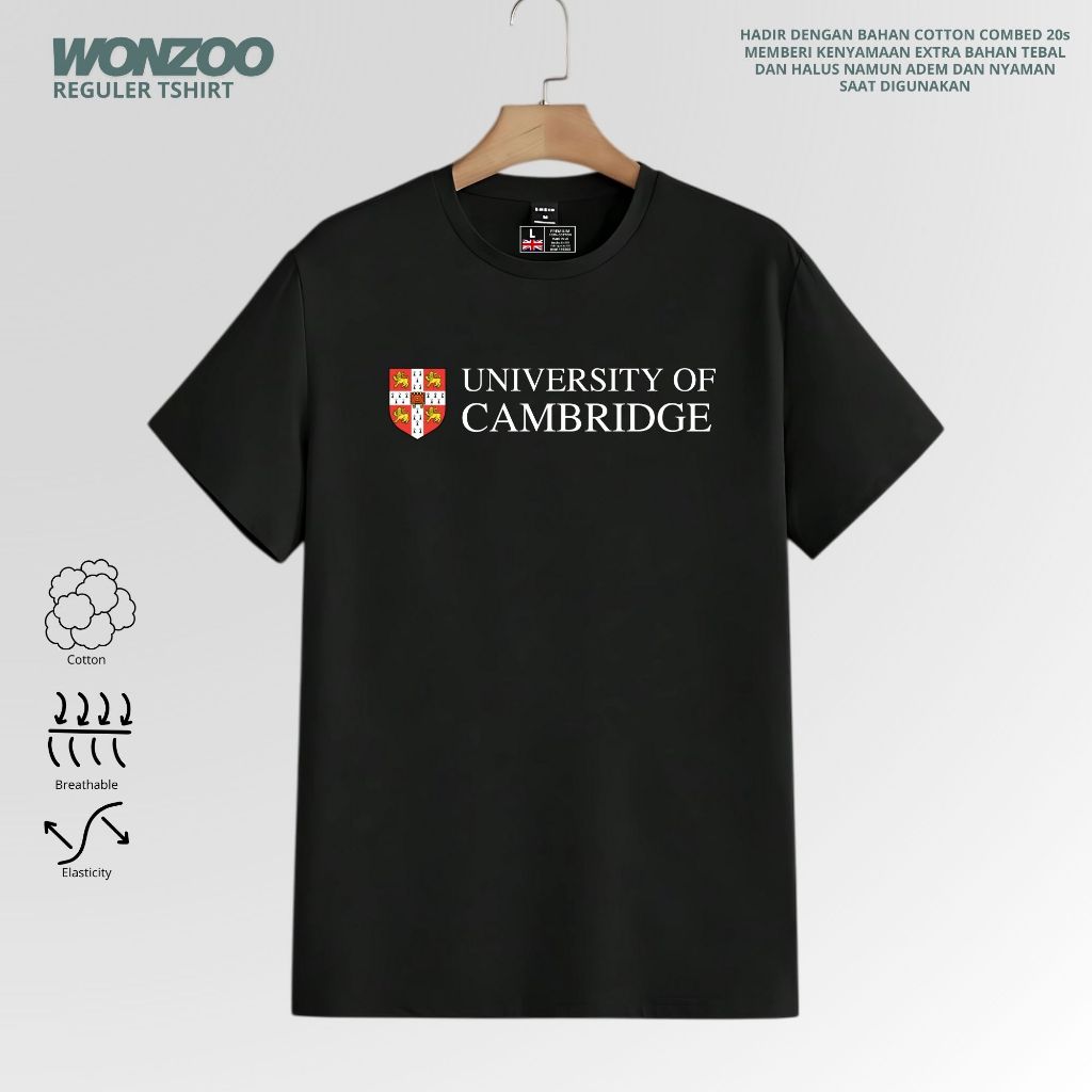 UNIVERSITY OF CAMBRIDGE T-SHIRTS- CAMBRIDGE UNIVERSITY CLOTHES- คุณภาพระดับพรีเมียม