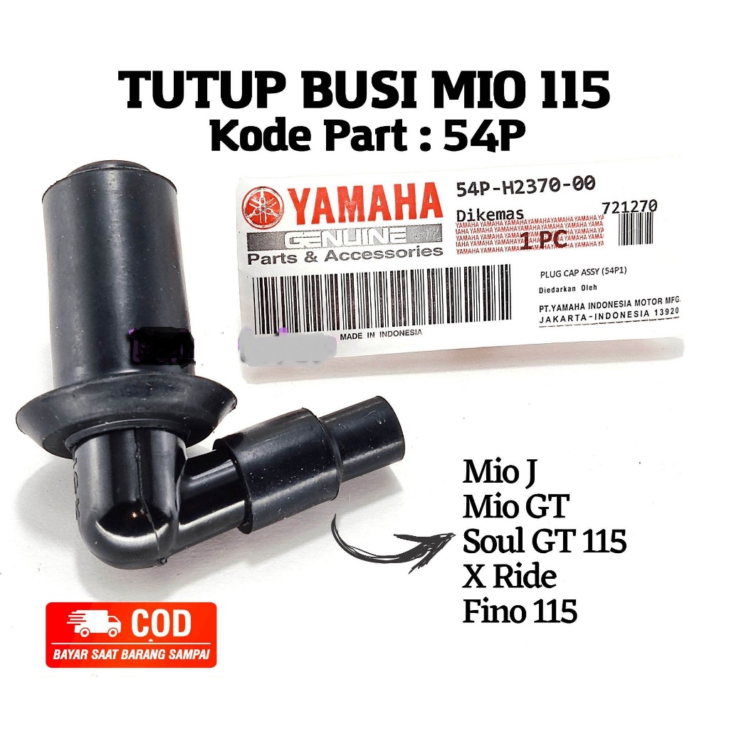 YAMAHA MIO J MIO SOUL GT MIO M3 MIO ZS FREEGO FINO X RIDE 54P-H237-00 2PH HEAD SPARK CAP