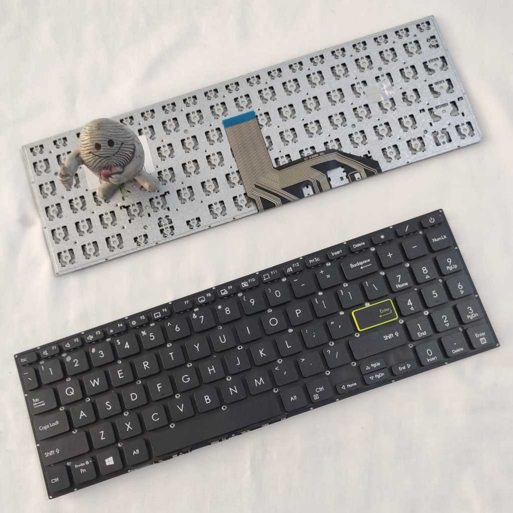 ASUS คีย์บอร์ดสีดํา VivoBook K513 K513E K513M M513 X513
