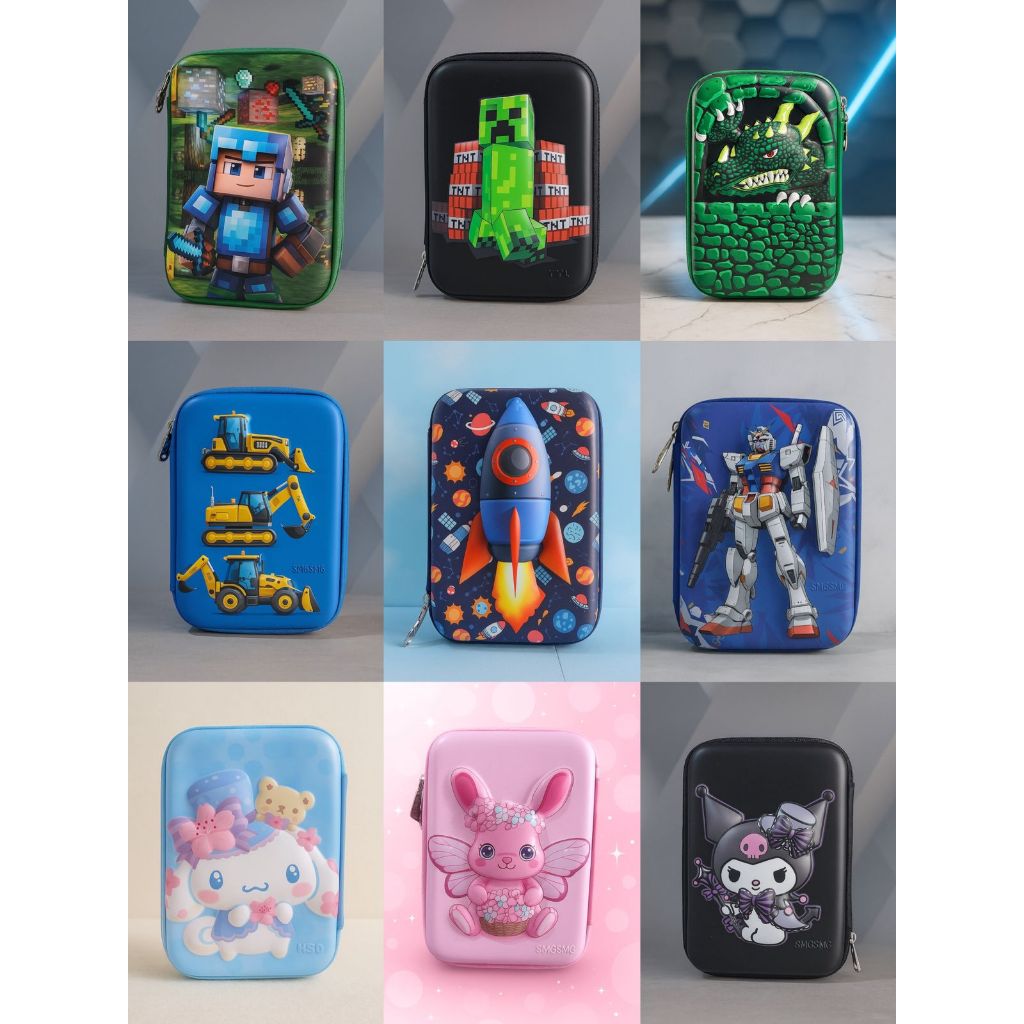 SMG SMG HARDCASE PENCIL CASE / SMG SMG CHARACTER CHILDRENS PENCIL CASE